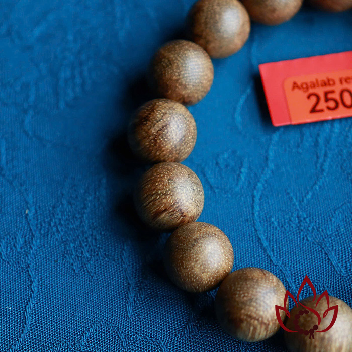 Vòng Trầm Hương Hạt Tròn | 12 Ly | Trầm Tốc Banh Tự Nhiên